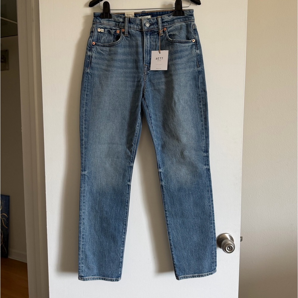 American Eagle Outfitters Straight Leg Blue Jeans